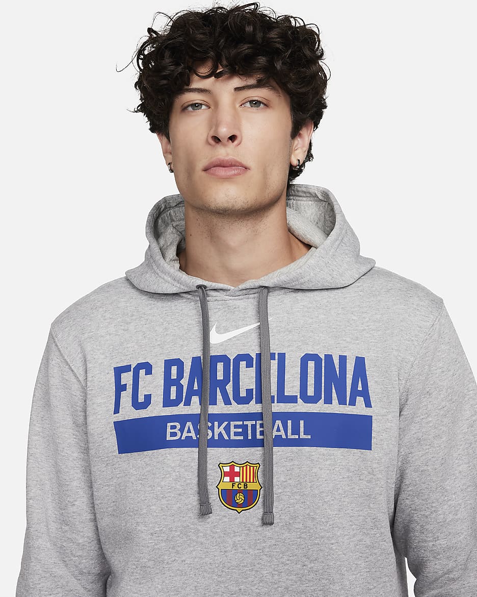 F.C. Barcelona Club Fleece Men s Nike Basketball Pullover Hoodie